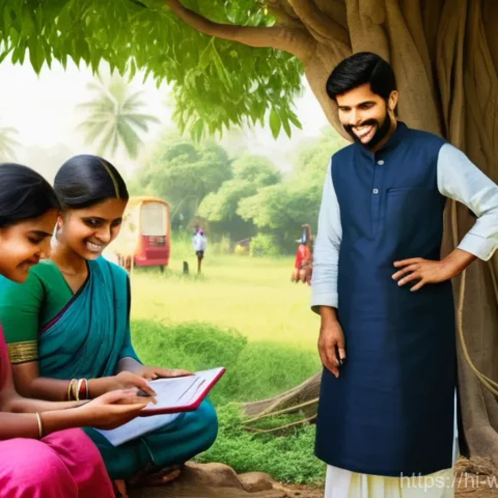 사회복지와 빅데이터 - **Prompt 1: Community Learning in a Digital Age**
    "A vibrant and heartwarming scene set in a sun...